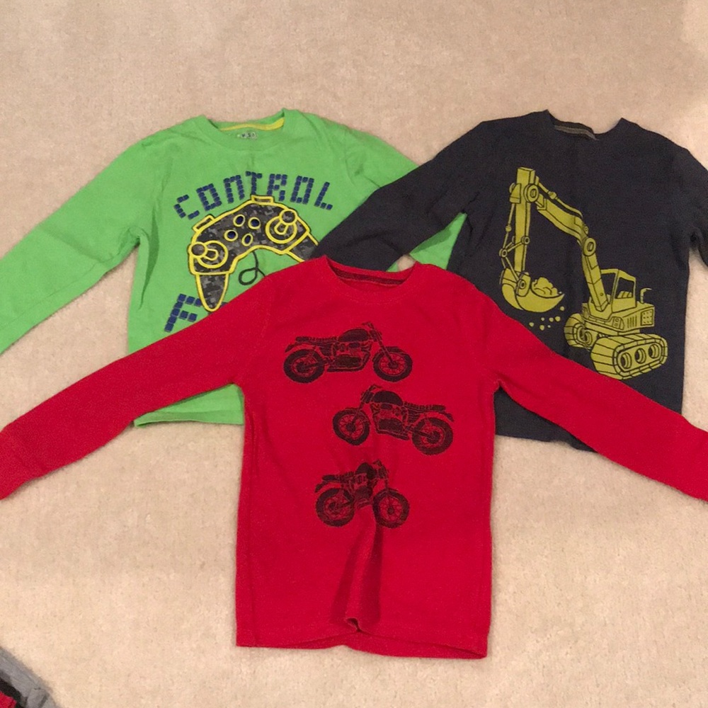 Boys long sleeve shirt bundle